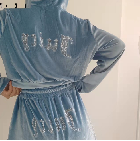 Load image into Gallery viewer, Juicy Sweatshirt and Pants with Diamonds