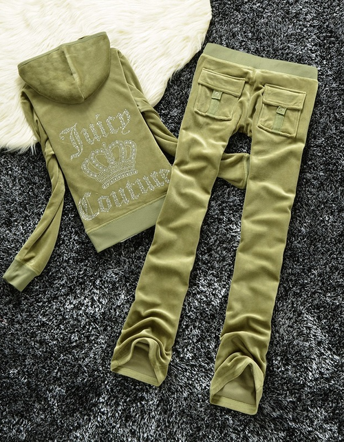 Load image into Gallery viewer, Juicy Sweatshirt and Pants with Diamonds